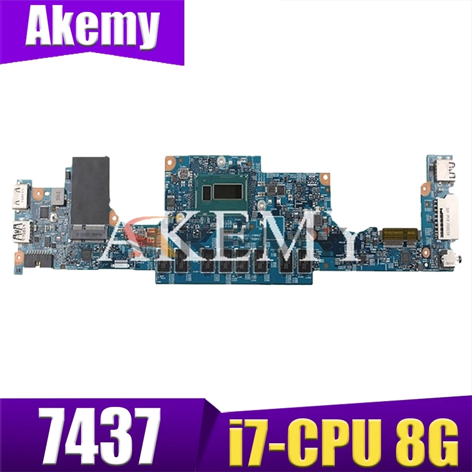 

I7-4510U/i7-4500U 8GB For DELL INSPIRON 7437 laptop motherboard DOH40 12310-1 RKNM5 CN-0NT27R 0NT27R NT27R mainboard notebook PC