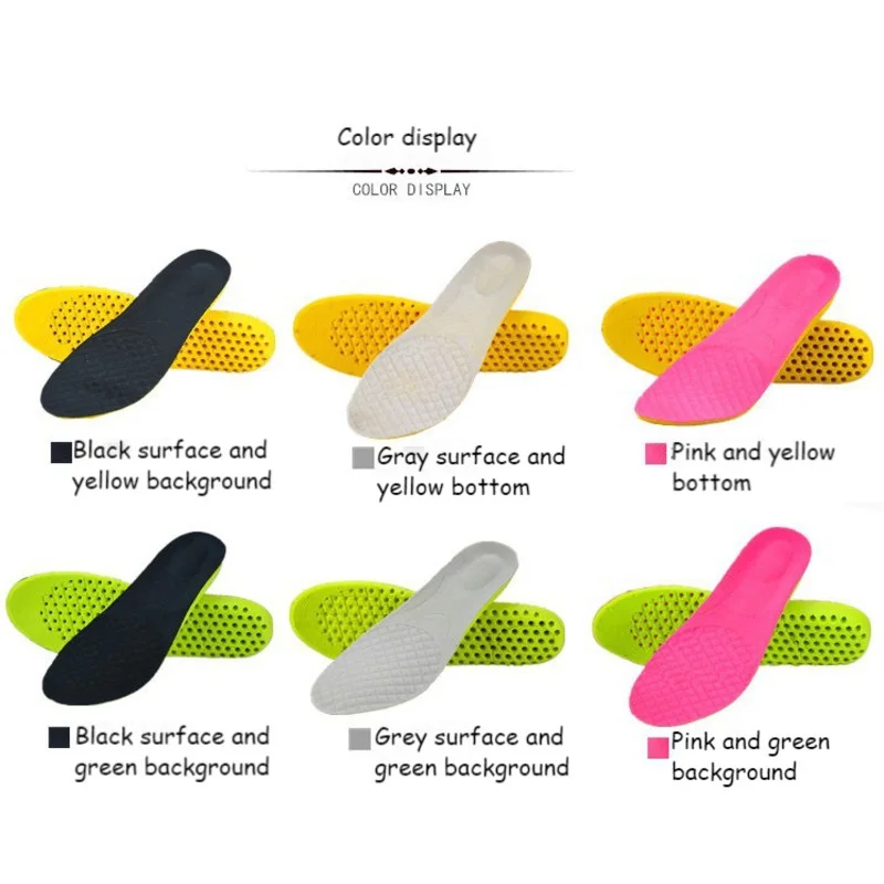 

Inner Heightening Insole Sports Shock Absorption Invisible Pad Men's Women's Honeycomb 3cm Breathable New Freetie Official Store