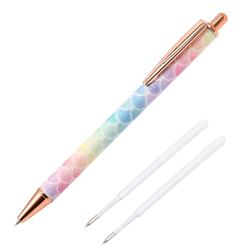 

Air Release Pen Tool Pin Pen Craft Vinyl Air Release Weeding Tools for Squeegee Out Bubble HTV Craft Vinyl with Refills