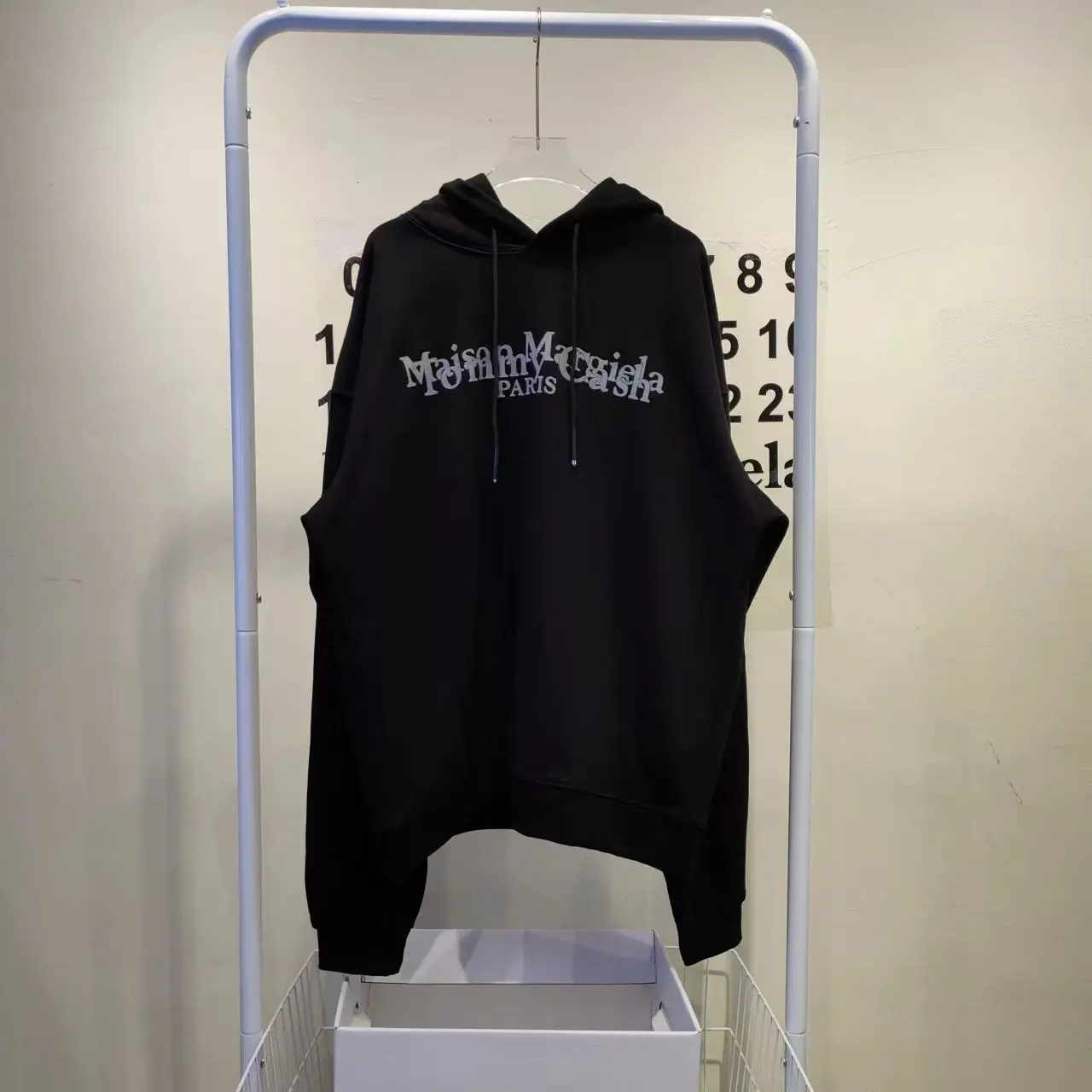 

Худи Margiela в стиле унисекс с надписью Mm6 3M, светоотражающая Свободная Повседневная Толстовка для мужчин и женщин, Толстовка Оверсайз