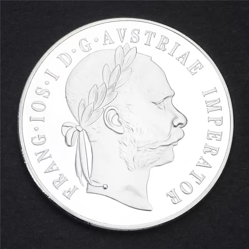 

Серебряная Памятная монета, император Австрия-Венгрия, серебряная блестящая, Джозеф I, сувенирная медаль, искусственная монета