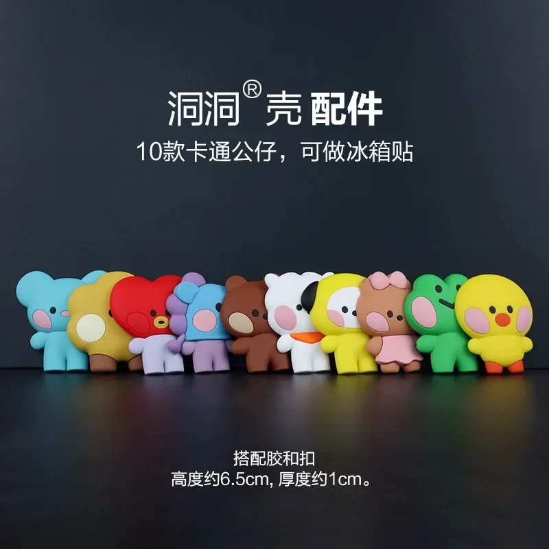 BT21 чехол для телефона с отверстием кукла Tata Cooky магнит на холодильник мультяшный