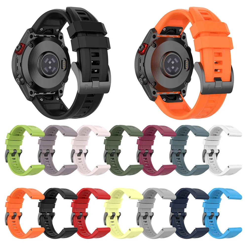 

Спортивный силиконовый ремешок для наручных часов, износостойкий для Garmin Fenix 7, устойчивый к поту, экологичные умные аксессуары