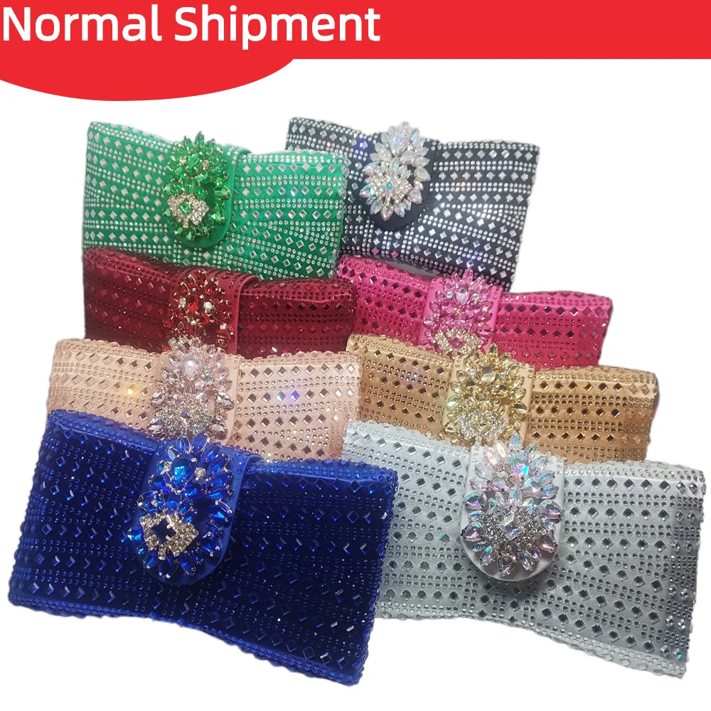 Купи Luxuri Woman Diamond Evening Bags Hot-Fix Rhinestone Purse Crystal Clutches For Wedding Party Luxury Designer Mini Handbags за 2,117 рублей в магазине AliExpress