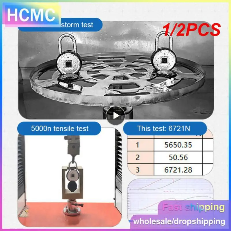 

1/2PCS Tuya Smart Fingerprint Lock Outdoors Waterproof Luggage Dormitory Cabinet Gym Remote AuthorizationFingerprint Padlock