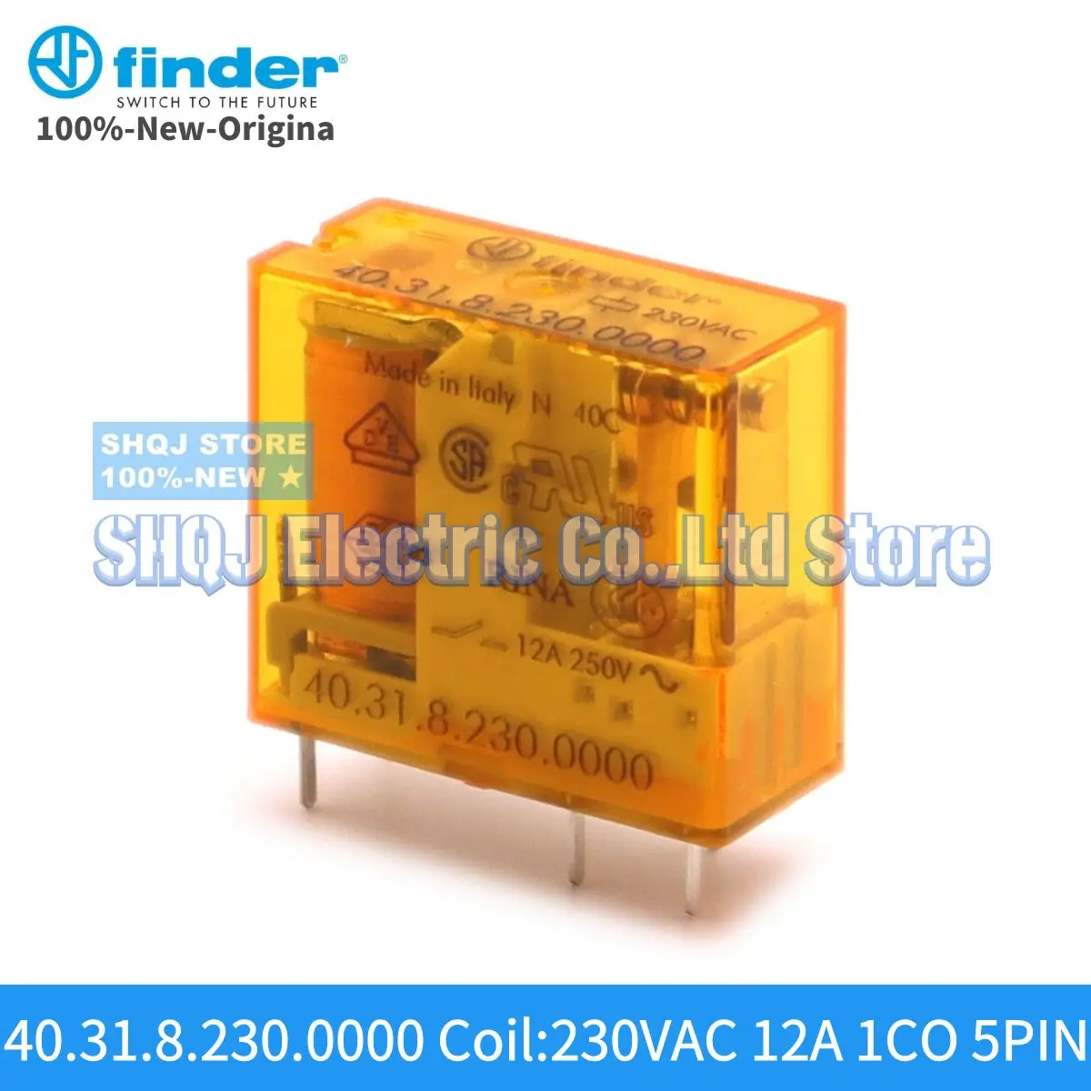 

Устройство поиска 100%-новое реле 40.31.230.0000 1 шт. 40,31 230VAC 12A 250V 5PIN 1CO оригинальное