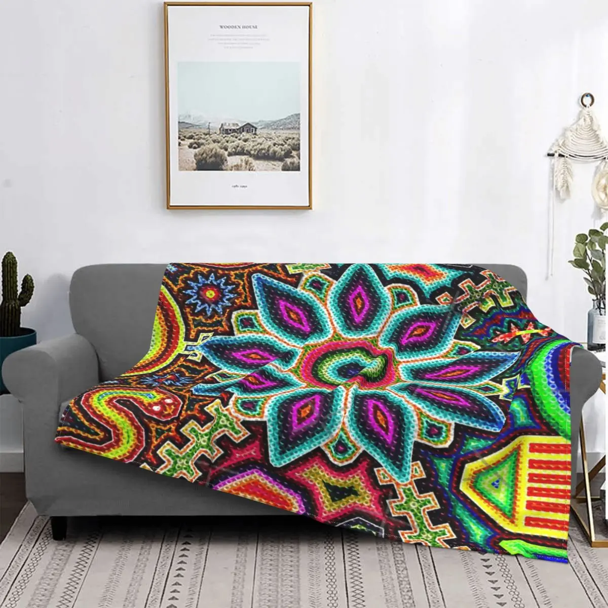 

Huichol-Манта кукро для камеры, кубрекеты для надписи в Мексике, покрывало для камеры, двойная, колпачки для камеры