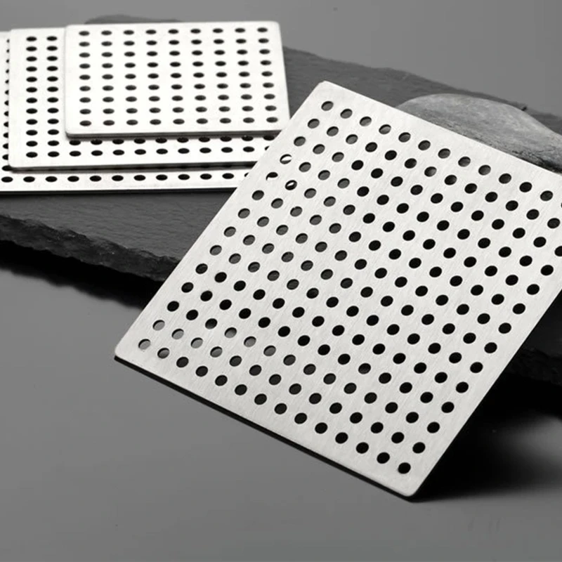 

Square Floor Drain Cover 304 Stainless Steel Hair Filter Catcher Stopper Net Anti Odor Balcony Lavatory Floor Drain Cover Slip