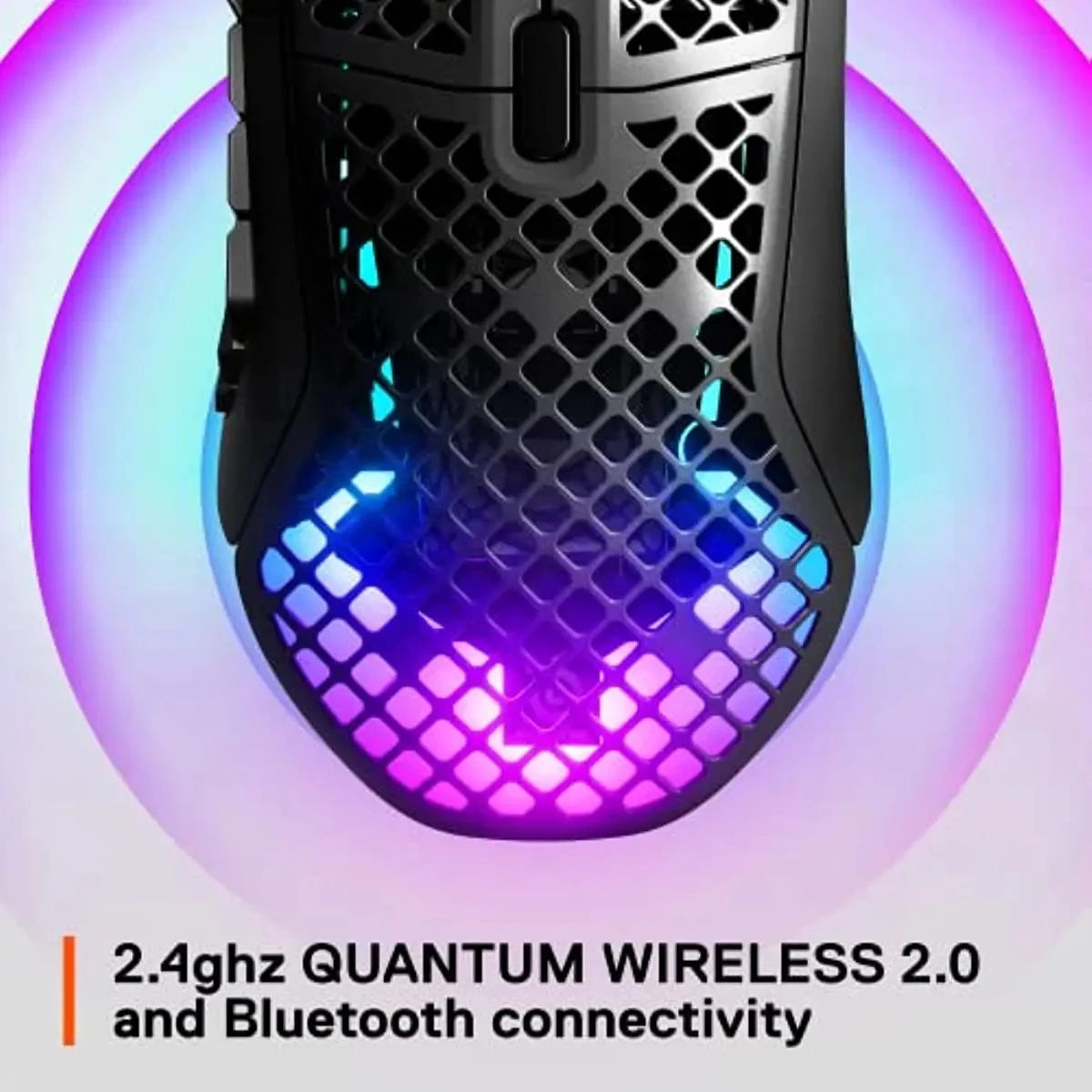 Беспроводная игровая мышь SteelSeries Aerox 9 Holey RGB сверхлегкая 18 кнопок Bluetooth/4 4 ГГц К DPI