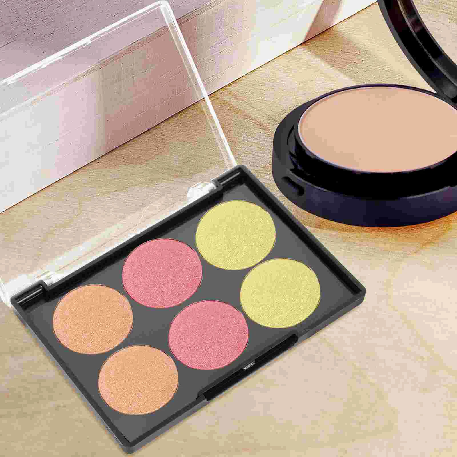 Женская палитра теней для век палетка макияжа прозрачная крышка пластиковый