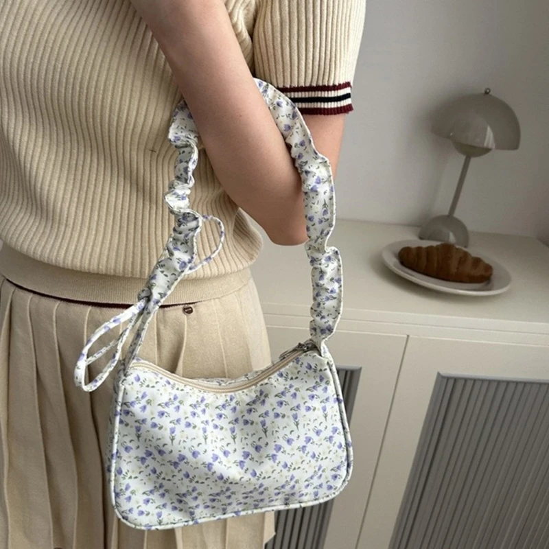 Женская эстетичная элегантная повседневная сумка под подмышки милая