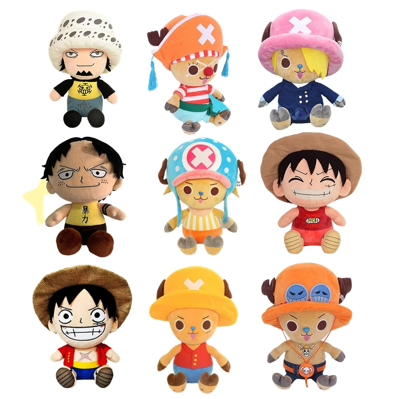 

25cm Genuine One Piece Plush Toys Luffy Chopper Plush Doll Stuffed Anime Cute Toy Chopper Doll Cartoon Best Gift For Children