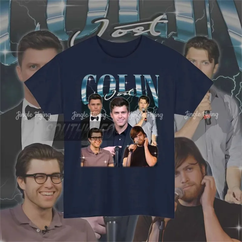 Фото Рубашка унисекс Limited Colin Jost для мужчин и женщин, футболка с графическим принтом в стиле 90-х годов №1