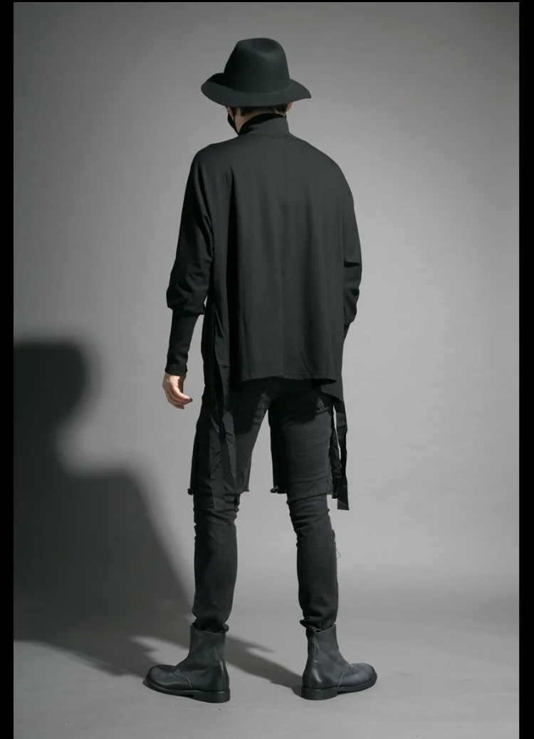 Мужской простой короткий свитер большой весенне-осенний индивидуальный дизайн