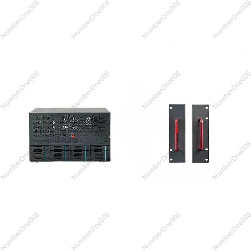 12-лучеечный корпус NAS материнская плата блок питания ATX 8 слотов полной высоты
