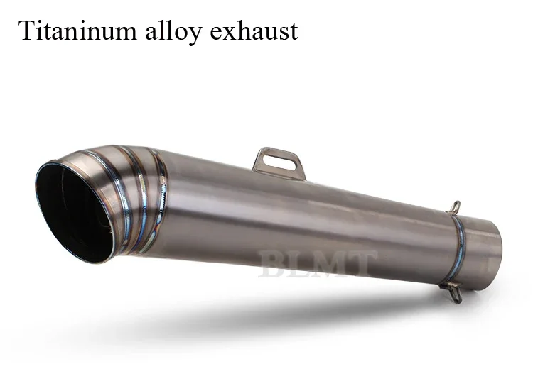 Универсальный мотоциклетный глушитель GP 60 мм из титанового сплава с глушителем DB