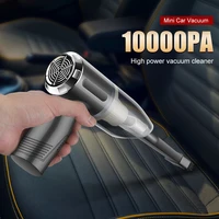 hot sale 120w wireless wireless car vacuum cleaner handheld 10000pa suction rechargeable vacuum car cleaning tool with 3 nozzles