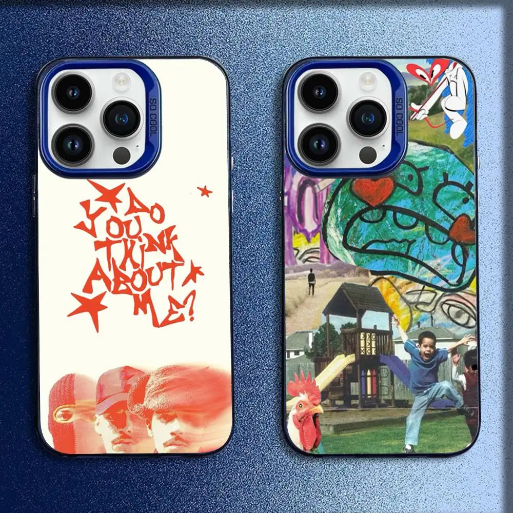 Фото Чехол для телефона Singer N-NSQK Botanica для iPhone 16,15,14,13,12,11, Mini,Pro,E,MAX Blue Candy, матовый противоударный чехол №1