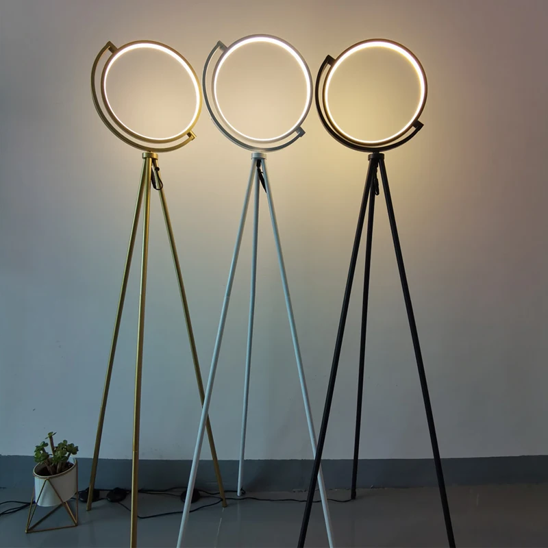 

Led Light Lamp Modern Minimalist Rotatable Floor Table Bedroom Bedside Living Room Home Decor Indoor Lighting Standing