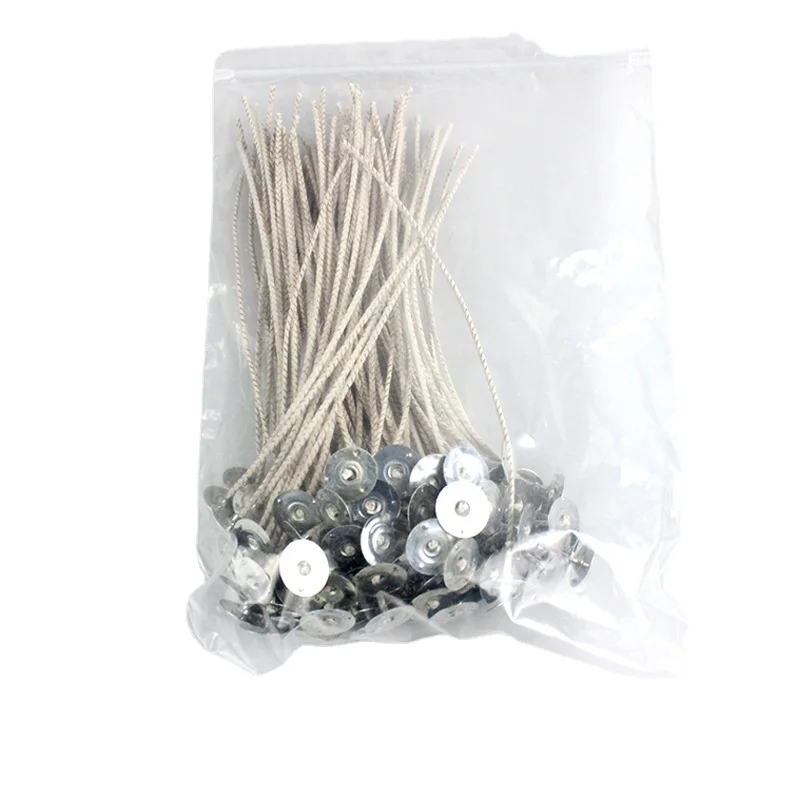 

Фитиль для свечей ручной работы «сделай сам» из проволоки, изготовление свечей из соевого воска, 10-20 см, 100 шт., фитили для свечей