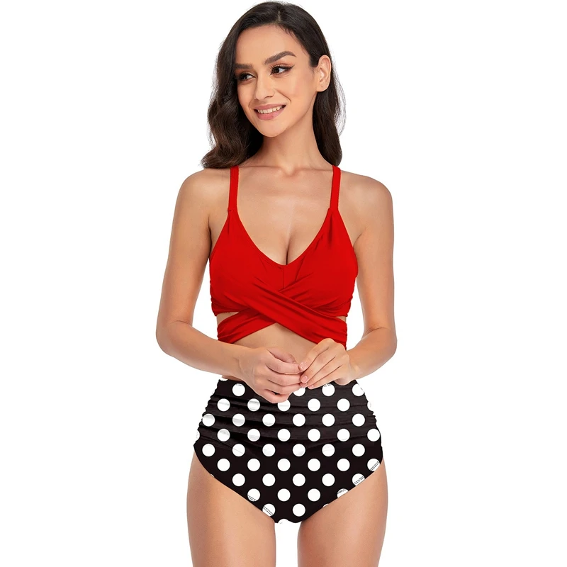 

Bandage Bikini High Waist Bikini Sexy Women's Swimsuit