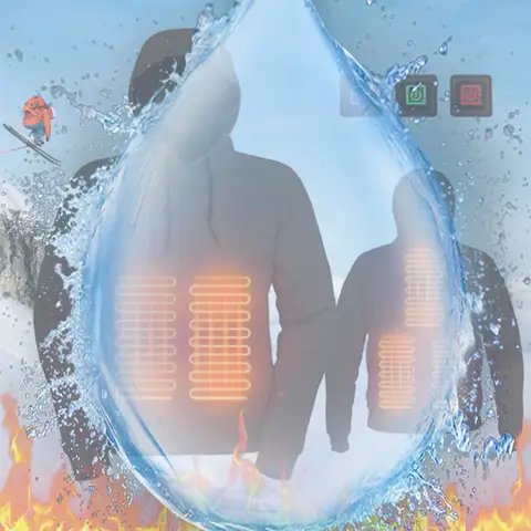 Мужские и женские толстовки с USB-подогревом, мягкие USB-перезаряжаемые винтажные готические куртки с подогревом, 3 уровня нагрева для кемпинга, работы на открытом воздухе, рыбалки