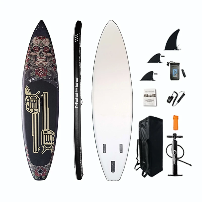 

Paddle Board Water Longboard Surf Ski Inflatable Surfboard Kickboard Sup Board Racing Surf Paddle Board Wakeboard LSL125YH