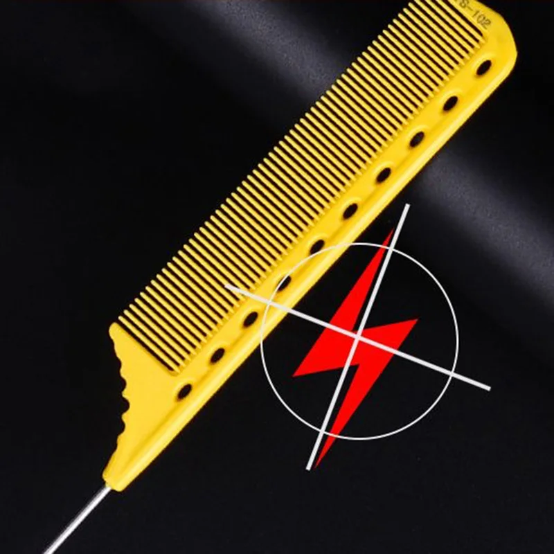 Новая парикмахерская салон стрижка волос расческа с заостренным хвостом плоская