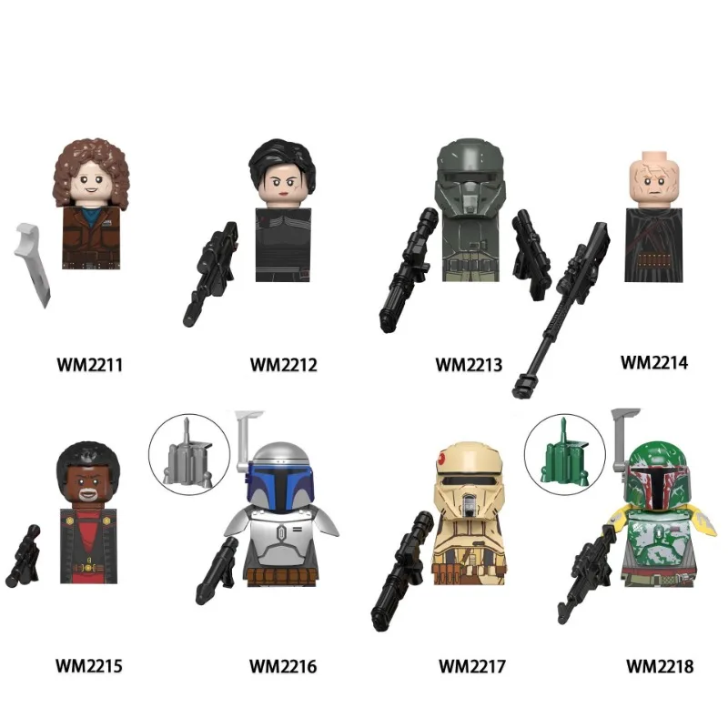 

Star warsWM6122 солдат-клон мини-робот-фигурка конструктор BricksBB8 мелкие частицы строительные блоки игрушки для мальчиков аниме-фигурка