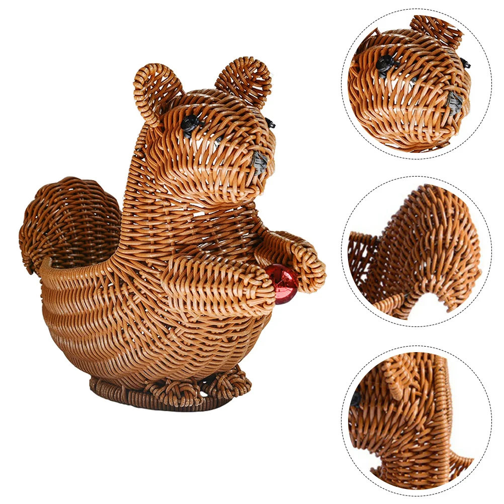 

Baskets Storage Basket Fruit Bowl Wicker Vintage Rattan Seagrass Willow Centerpiece Woven Table Box Decorative Shelf Handwoven