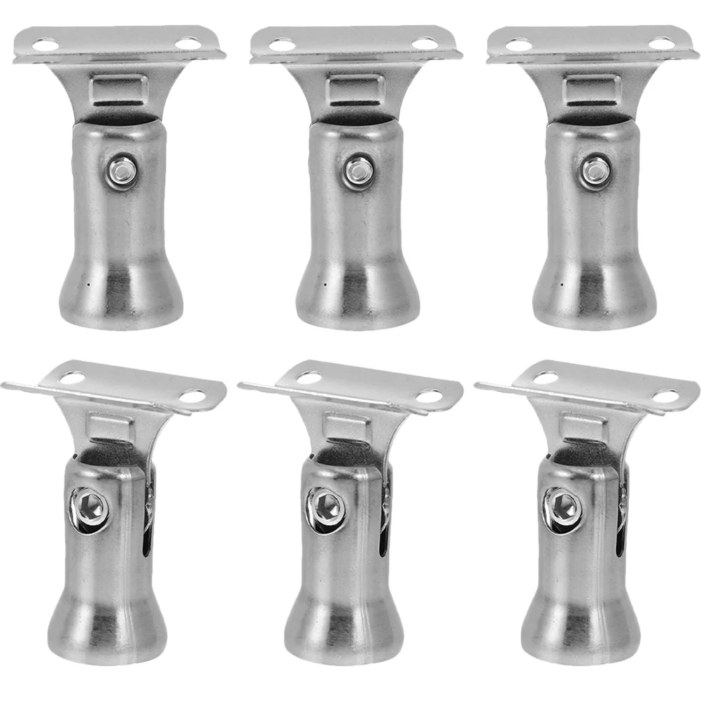 

6pcs Accessories Part Stair Railing Support Bracket Hand Railing Brackets Stair Rail Bracket Handrail Bracket