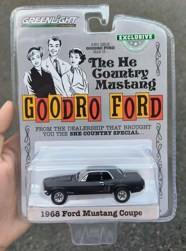 

GreenLight 1/641968 Ford mustang Collector Edition Metal Diecast Model Toy Gift