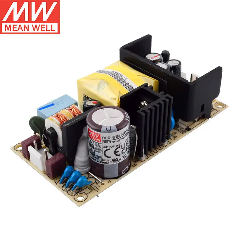 Надежный зеленый медицинский импульсный источник питания MEAN WELL RPS-60-24 24 в 2 5 а типа