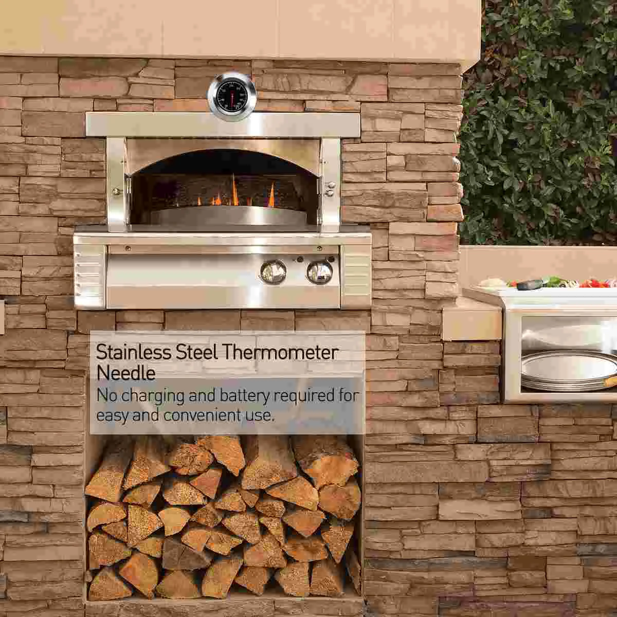 Термометр по Цельсию нержавеющая сталь Фаренгейт барбекю курильщик гриль датчик