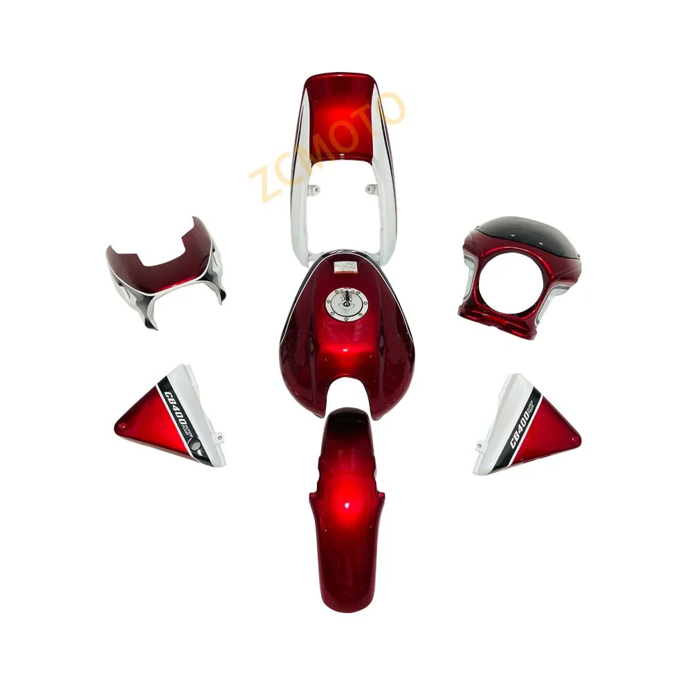 Комплект обтекателя корпуса мотоцикла из 7 штук с топливным баком без датчика