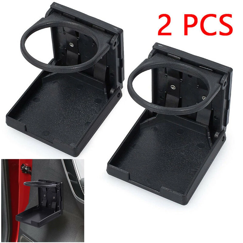 

2pcs Adjustable Drink Holders Universal Plastic Folding Car Cup Holder Water Bottle Holder Front Cup Holder Stand For Car Boat
