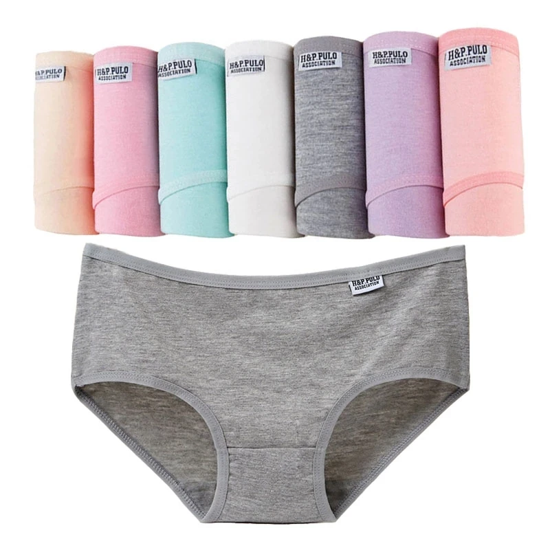 4Pcs/lot Girls Briefs Panties Cotton Teen Underwear Little Toddler  8-14Y