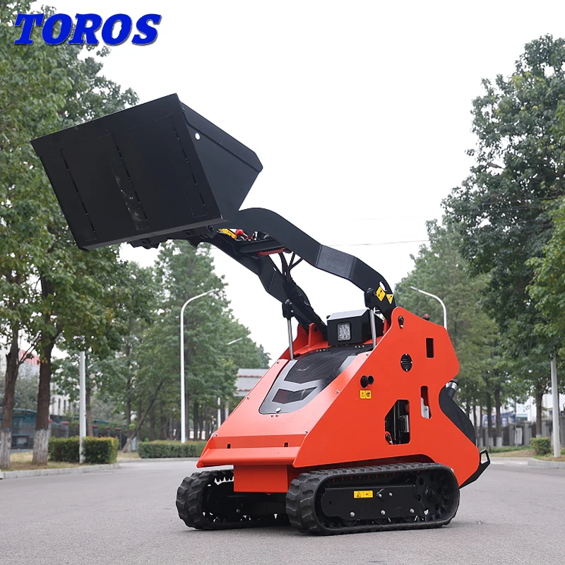 Wholesale Price Backhoe Excavator Loader Mini Skid Steer Crawler Loader Diesel Compact Track Loader