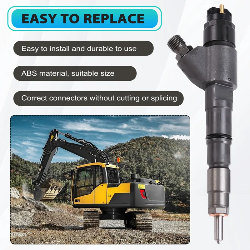 0445120067 Замена топливной форсунки Common Rail для экскаватора Volvo серии EC ECR EW FC