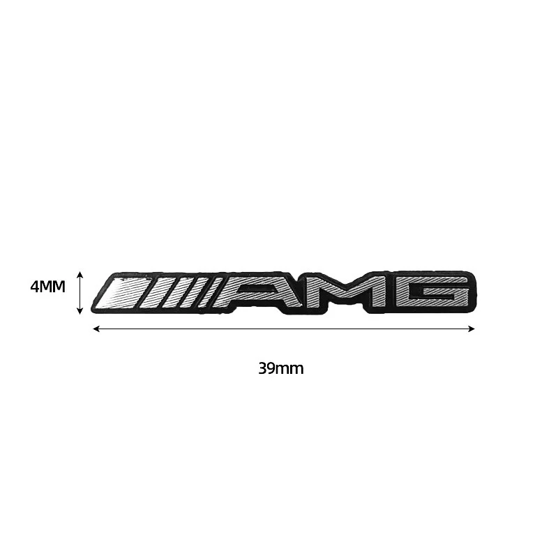 Фото Наклейки-эмблемы для динамиков (4 шт.) из алюминия для Mercedes-Benz AMG C, E, S, GLE, CLC классов W204, W203, W205, W124, W221, W213, W212 №3