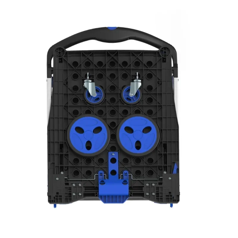 Новая двухслойная Складная Тележка Легкая ручная тележка телефон с ящиком для