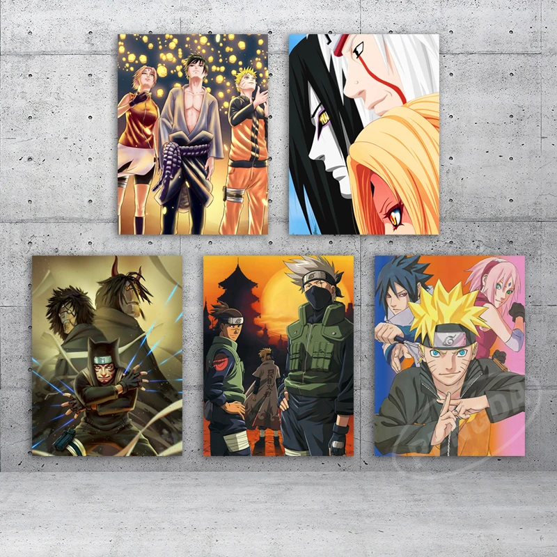 

Uzumaki Naruto Anime Hd Print Kids Room Wall Art Modular Picture Uchiha Sasuke Poster Senjiyu Tsunade Canvas Painting Home Decor