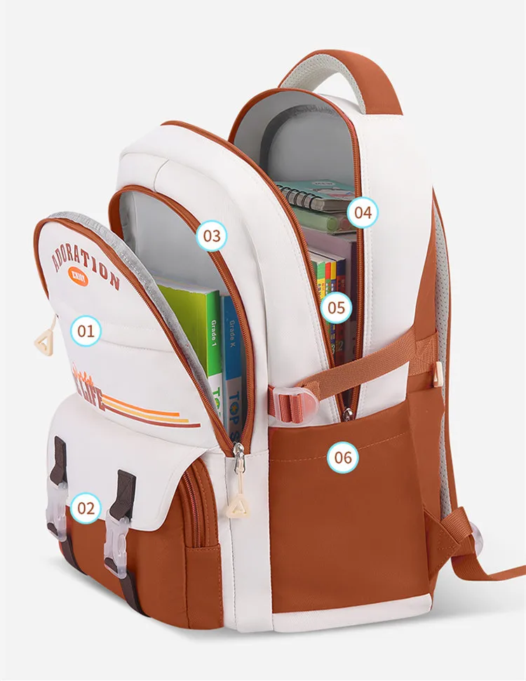 Портфели для начальной школы мальчиков и девочек-подростков нейлоновые