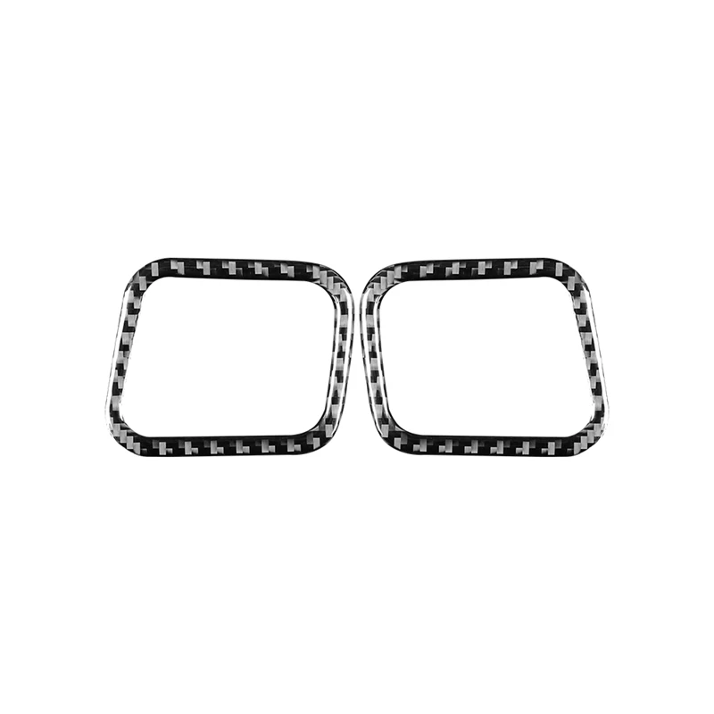 

For Toyota Highlander 2015-2021 Carbon Fiber Dashboard Panel Air Condition Vent Outlet Frame Cover Protective Trim
