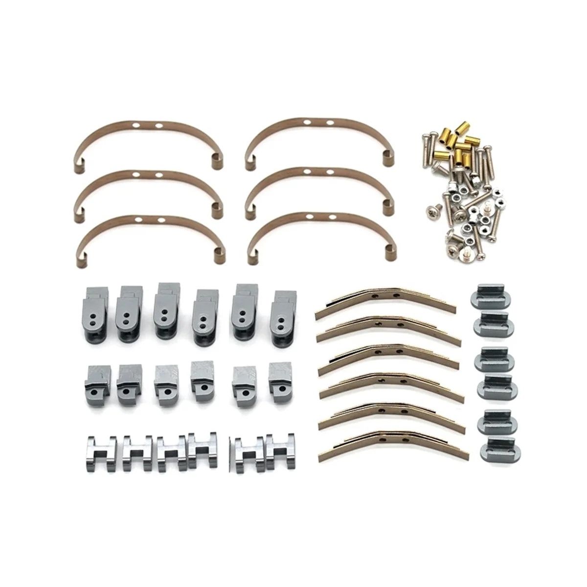 

6X6 Steel Leaf Spring Suspension Set for B16 B36 MN-77 Q60 Q63 Q64 FY004 6WD RC Car Upgrades