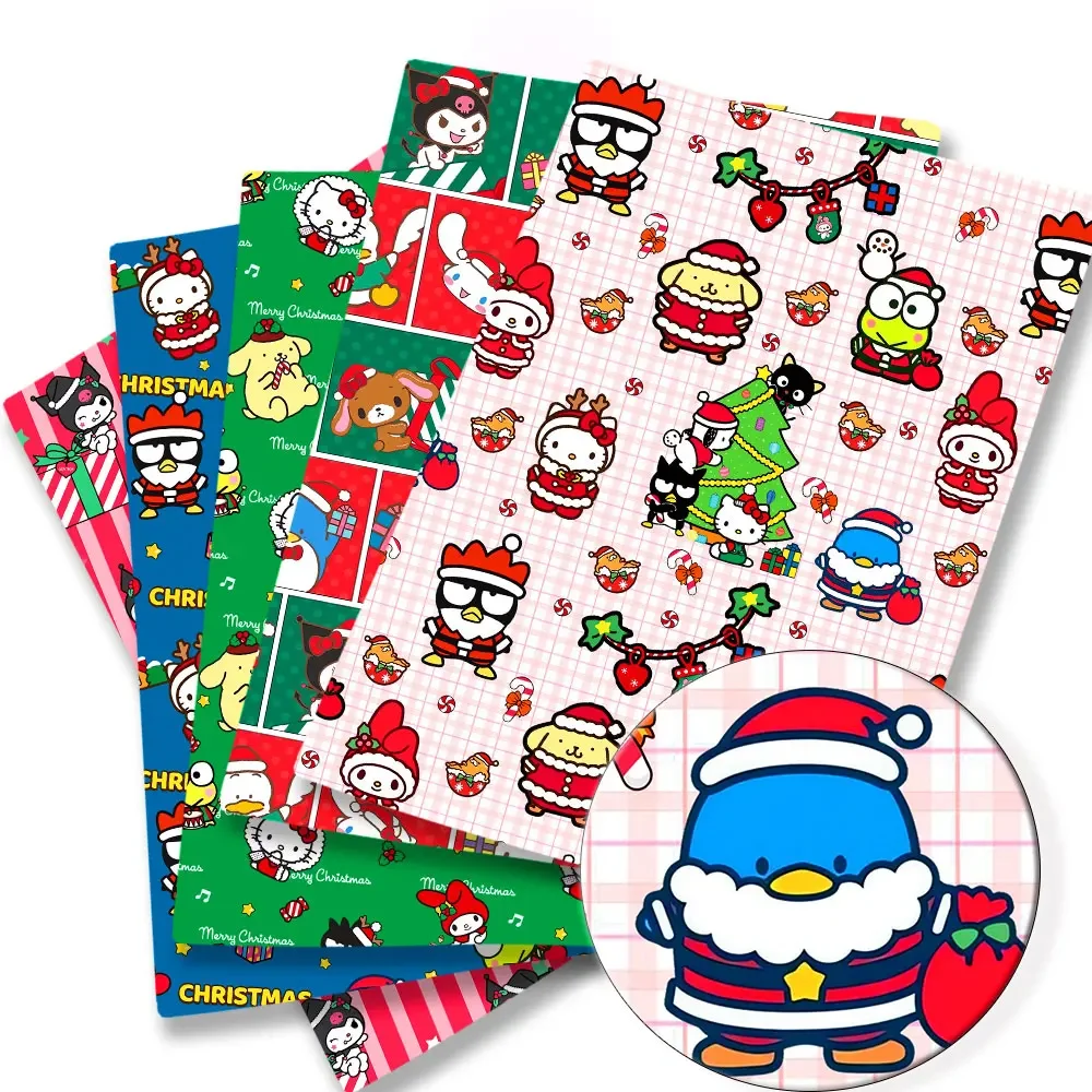 Hello Kitty 140x50 см мультяшная хлопчатобумажная ткань в стиле пэчворк детский домашний