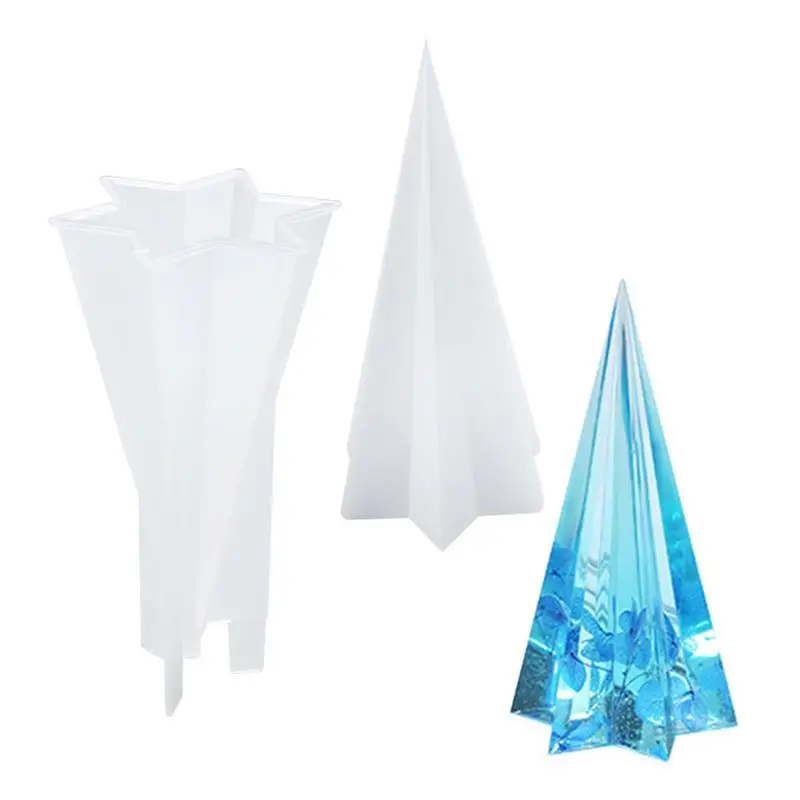 

Ring Cone Silicone Molds Ring Holder Molds For Resin Casting Ring Cone Pyramid Silicone Resin Molds For DIY Ring Stand Ring