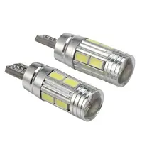 100pcs W5W CANBUS T10 5630 10SMD SMD 194 LED Car Bulbs Error Free CAN BUS Auto Lights White/Blue/Crystal Blue/Yellow/Red