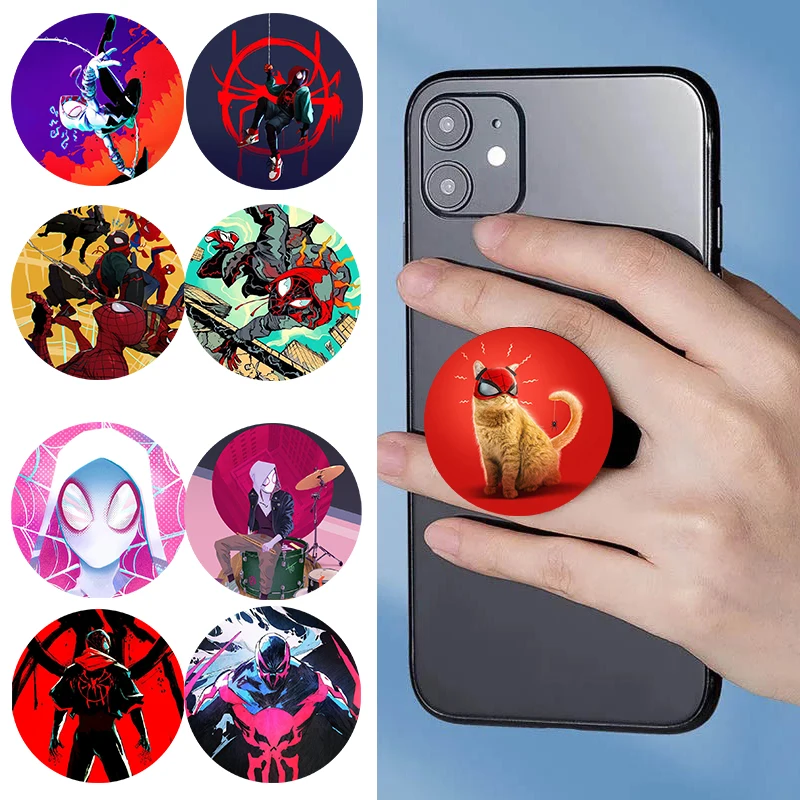 

Spider-Man Popping Holder for Phone Попсокет Desktop Grip Tok Hot Cellphone Bracket Mobile Cases Accessories Foldable Cell Mount