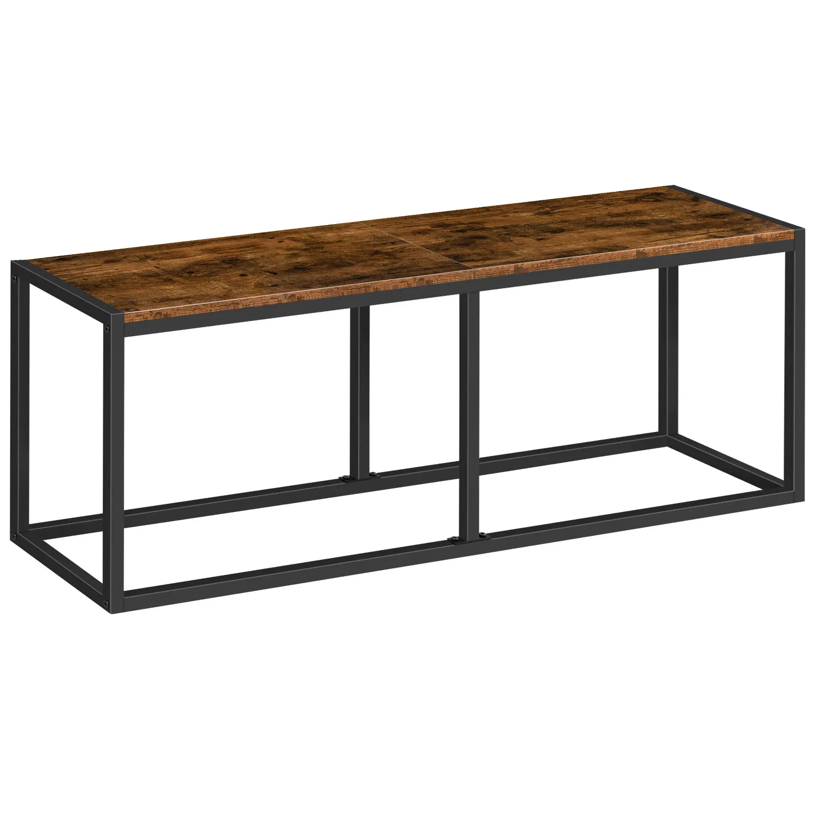 

HOOBRO Dining Bench Industrial Style Kitchen Bench Sturdy Steel Frame For Kitchen Living Room Entrance Bedroom Easy To Assemble
